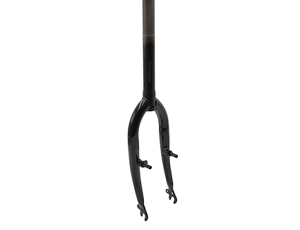 Вилка 16 сталева Ø25.4mm V-brake L-195mm р.з L-90mm чорна