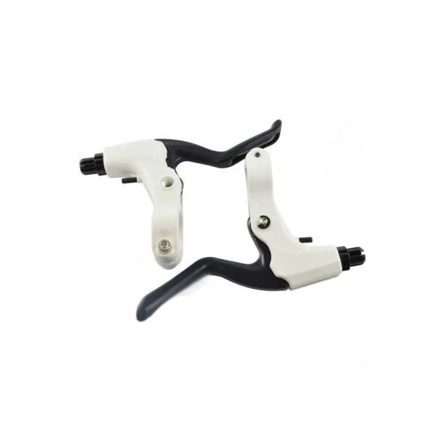 Ручки гальмівні алюмінієві чорно-білі фото westvelo.com