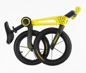 Велобіг 14 Corso надувні колеса, нейлонова складна рама NL-71040 жовтий фото westvelo.com