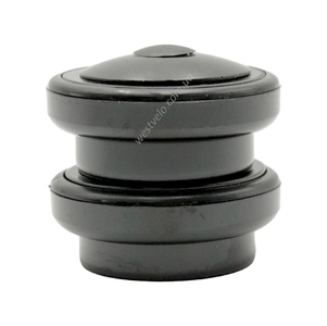 Рульовий набір мтв безрізьбовий чорний HEAD PAPTS (ST-D2-A) Ø28.6 (1-1/8") віночки з пелюстками