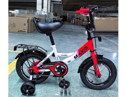 Дитячий велосипед 12 ST Corso «MAXIS» MX-30625 біло-червоний
