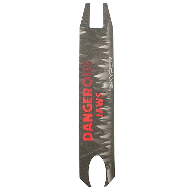 Наклейки трюкового самоката Skyper (JS-001) 50х9,5 червоні фото westvelo.com