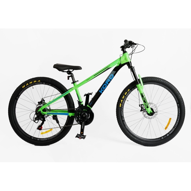 Велосипед 26 AL Corso «KORD» KD-91092 алюміній 13", (к-т SHIMANO) салатовий фото westvelo.com