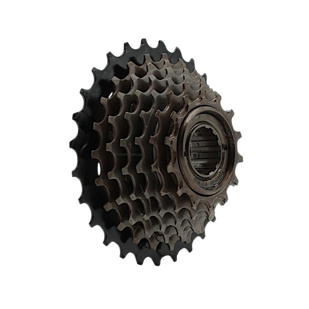 Зірка задня різьбова 7-рик CROSSRIDE CR-FW05 чорно-коричнева (14-28T) фото westvelo.com