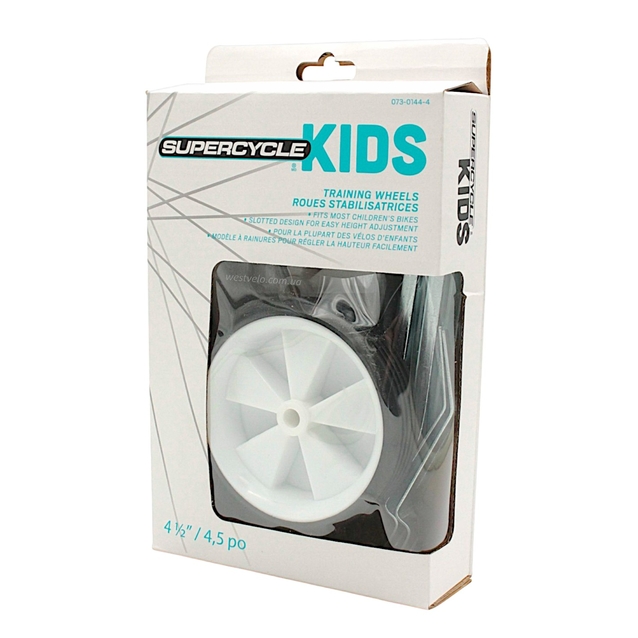 Бокові дитячі колеса (Ø 12-16) пластмасові SUPER CYCLE KIDS (в коробці) фото westvelo.com