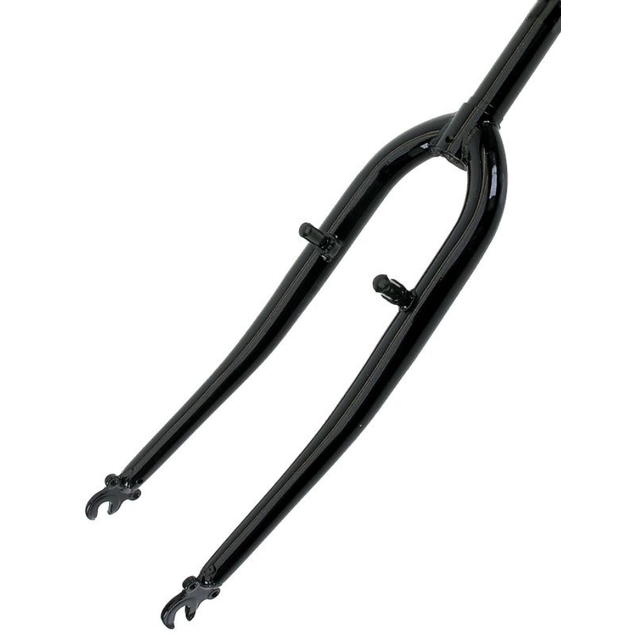 Вилка 24 сталева з кріпленням V-brake L-200mm р.з L-100mm чорна фото westvelo.com