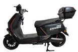 Електроскутер Corso «GRANDE» GR-231055, двигун 2000W, акумулятор 72V 35Ah графеновий, графітовий, колеса 12" + 1 ящик. акум фото westvelo.com