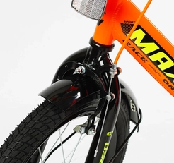 Дитячий велосипед 16 Corso «MAXIS» CL-16177 помаранчевий
