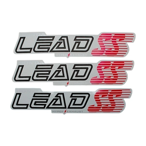 Наклейки "HONDA LEAD SS" (35х10см), білі