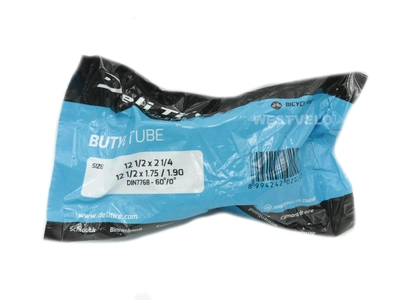 Камера 12 кривий ніпель °42 DELI TIRE12 1/2×2 1/4 (1.75-1.90)