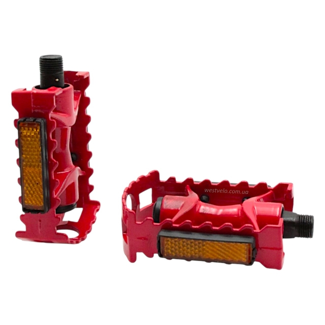 Педалі алюміній №07 червоні фото westvelo.com