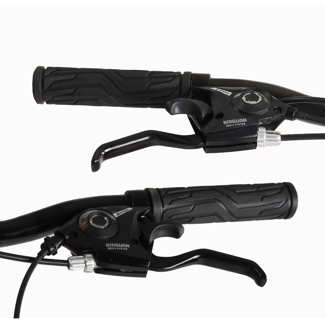 Велосипед 24 ST Corso «STARK» SK-24062 сталь 12", (к-т Saiguan) чорно-салатовий фото westvelo.com