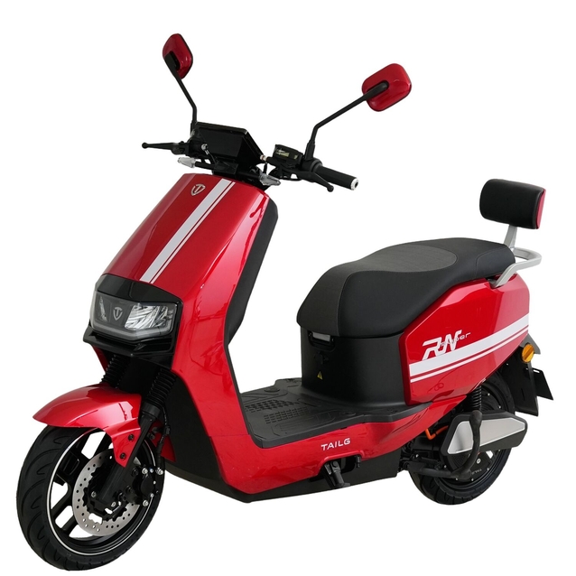 Електроскутер Tailg «F-51» 10610, двигун 1500W, акумулятор 72V 30Ah літій-залізо-фосфатний, червоний, колеса 12" фото westvelo.com