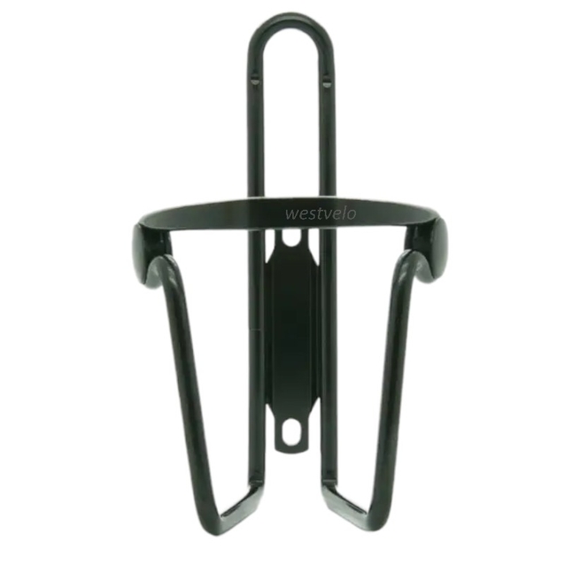 Фляготримач алюміній з пластмасовими вставками чорний фото westvelo.com