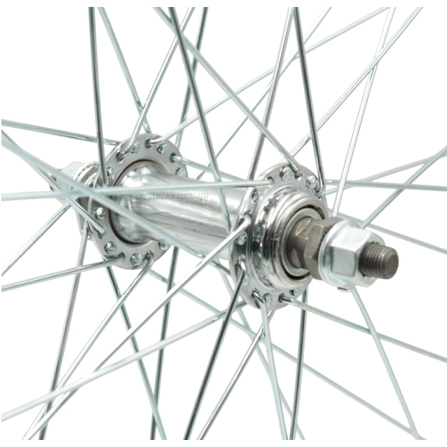 Колесо 28-29 перед, обід 2-ний чорний, втулка ST. на віночках фото westvelo.com