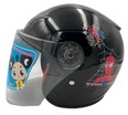 Мото шолом дитячий, відкритий (S) "908", Spider Man, чорний глянцевий фото westvelo.com