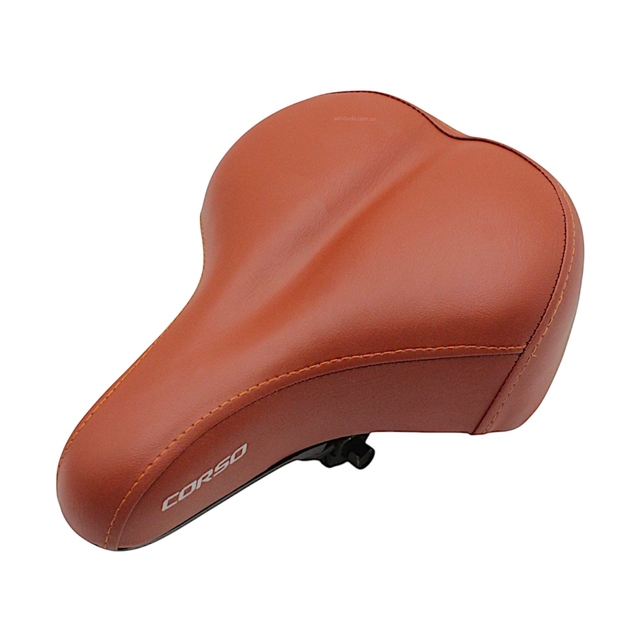 Сідло на пружинах № YT-70880 CORSO коричневе фото westvelo.com