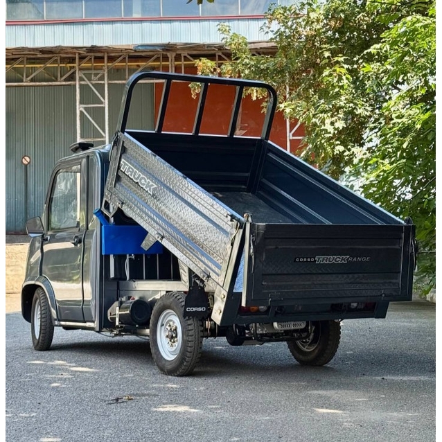 Гібридний вантажний електроавтомобіль CORSO «TRUCK RANGE» RG-88199 VIN:YGDJA202605080065, двигун 2999W, акумулятор 72V 58Ah графеновий, + 6 ящик. акум, +13 місць, колеса 12" фото westvelo.com
