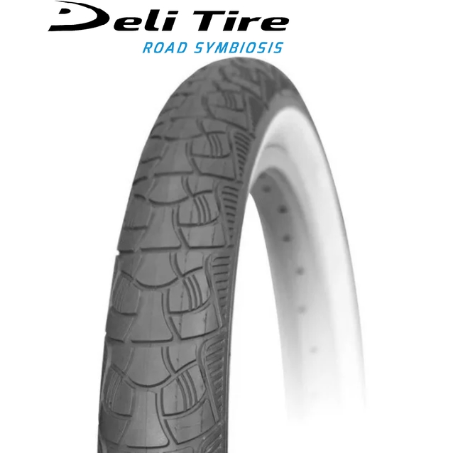 Покришка 26-2.125 DELI TIRE Індонезія (238) дорожня, червона смуга фото westvelo.com