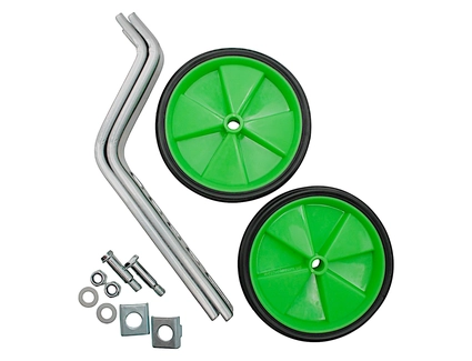 Бокові дитячі колеса (Ø 12-20) пластмасові зелені (AFT-117)