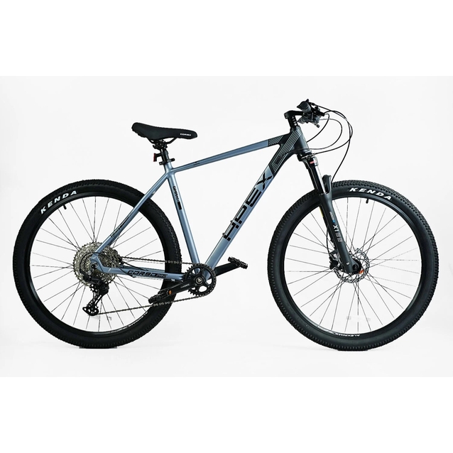Велосипед 29 AL Corso «APEX» PX-29157 алюміній 21", (к-т SHIMANO Deore) чорно-блакитний фото westvelo.com