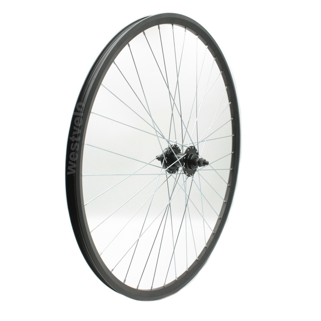 Колесо 28-29 перед, обід 2-ний чорний дисковий, втулка Xijieer, диск 6 болтів фото westvelo.com