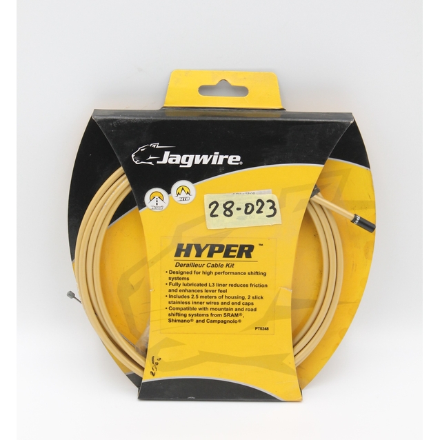 Комплект, перемикання Ø4mm JAGWIRE Hyper UCK216 Maize Gold (золотий) (Тайвань) фото westvelo.com