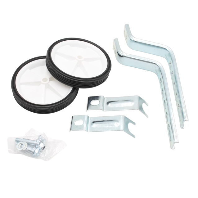 Бокові дитячі колеса (Ø 12-20) пластмасові CROSSER білі фото westvelo.com