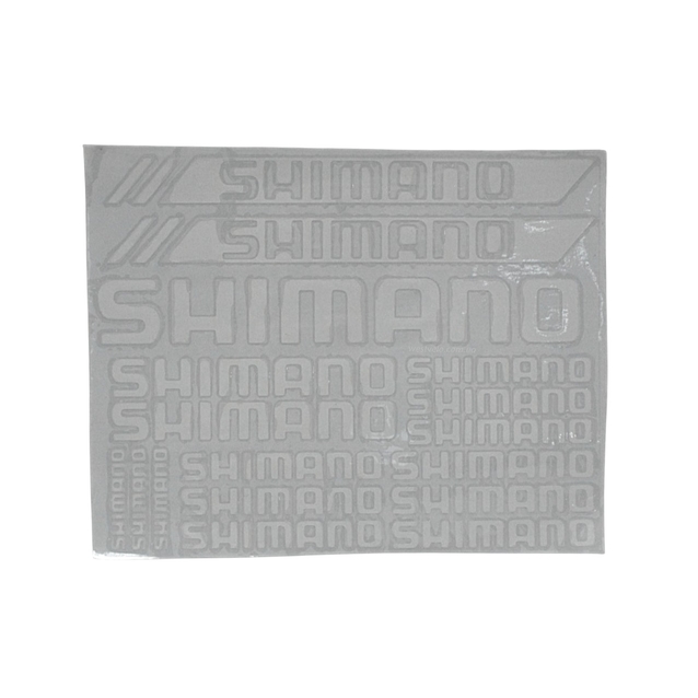 Наклейки SHIMANO білий фон, білі фото westvelo.com