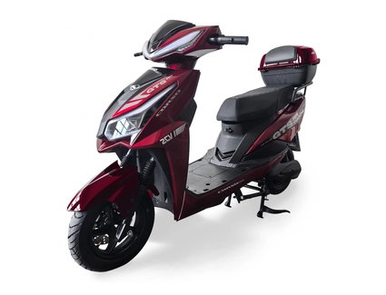 Електроскутер Corso «GTS-RR» GT-742633, двигун 2000W, акумулятор 72V 30Ah літій-залізо-фосфатний, червоний, колеса 10"
