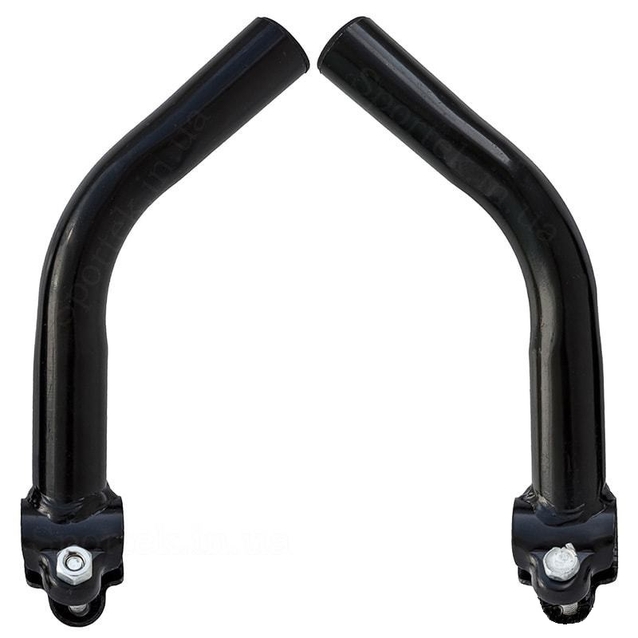 Роги руля сталеві чорні фото westvelo.com