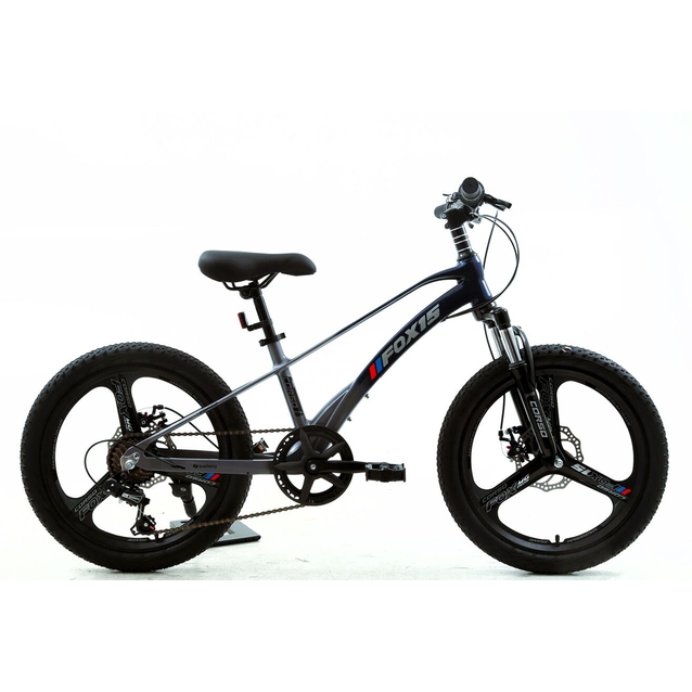 Велосипед 20 MG Corso «FOX 15» FX-60225 магній 11", (к-т SHIMANO) синьо-графітовий фото westvelo.com
