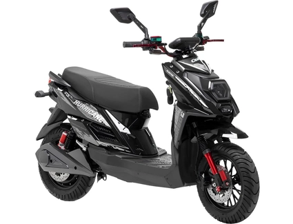 Електроскутер Corso «HURRICANE» HR-369822, двигун 2500W, акумулятор 72V 40Ah літій-залізо-фосфатний, графітовий, колеса 10"