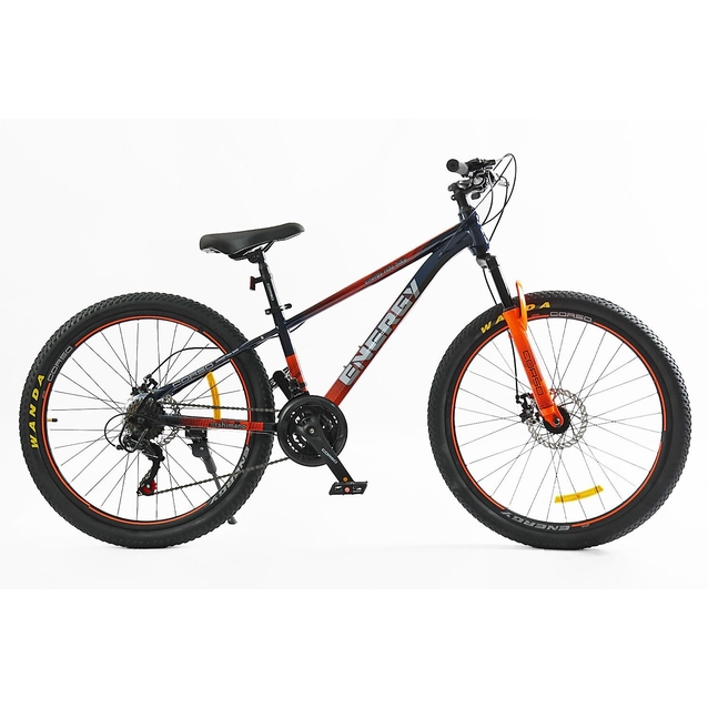 Велосипед 26 ST Corso «ENERGY» EN-26049 сталь 13", (к-т SHIMANO) чорно-помаранчевий фото westvelo.com