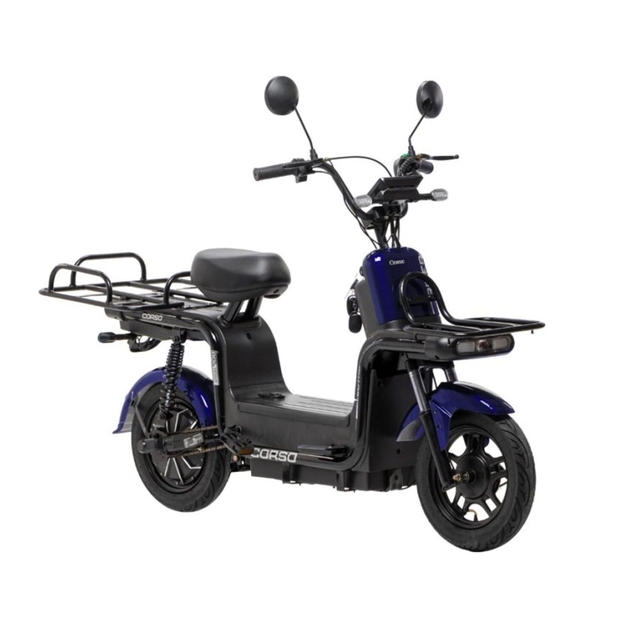 Електроскутер Corso «RIDER» RG-931086, двигун 800W, акумулятор 60V/20Ah синій