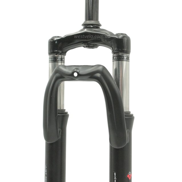 Вилка 24 аморт. різьб. CORSO (619) Ø25.4mm GTX чорно-червона, disk, шток L-150mm р.з L-45mm фото westvelo.com