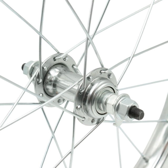 Колесо 16 перед обід нікель, з фліпером. фото westvelo.com