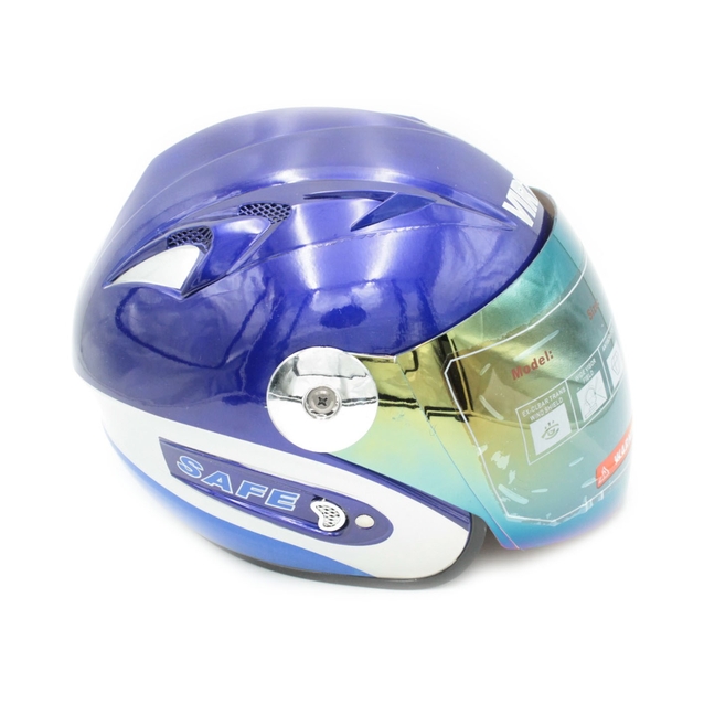 Мото шолом, відкритий №205 VIRTUE синій фото westvelo.com