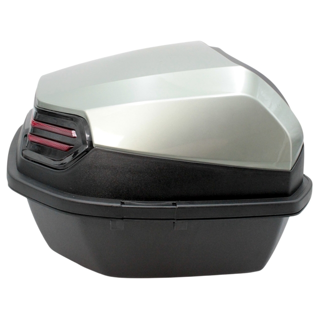 Кофр (багажник) для мотоцикла задній ROBIK 48 (390х390х290) 48L "JSBM" глянцевий, оливковий фото westvelo.com
