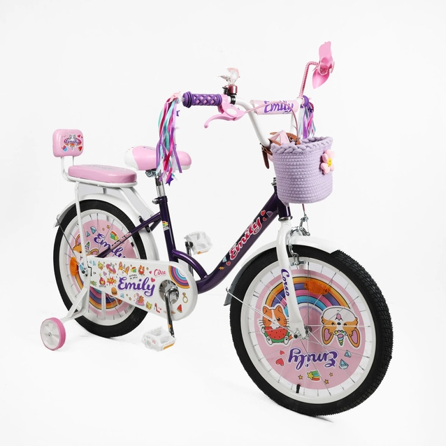 Дитячий велосипед 20 ST Corso «EMILY» ML-99802 фіолетовий фото westvelo.com