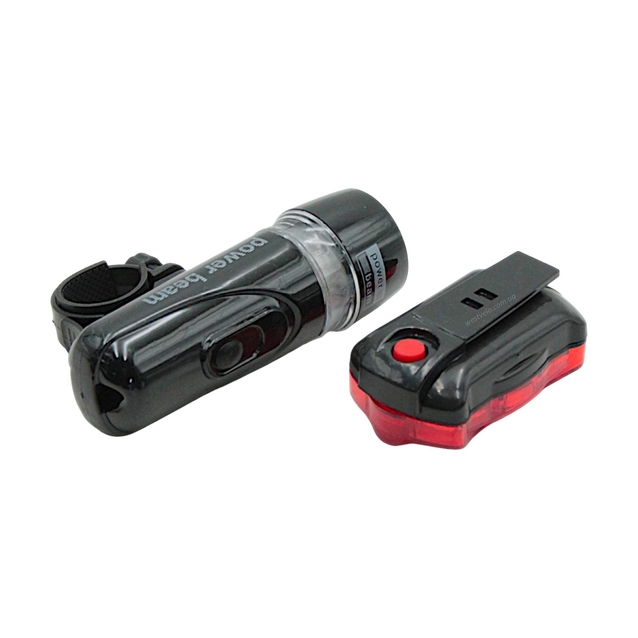 Фара + мигалка на батарейках №618 HB-618 діодні фото westvelo.com