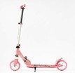 Самокат дитячий 2-х колісний, PU Best Scooter «RIO» 23617 світло рожевий, Ø145mm, передній амортизатор, AL гальмо фото westvelo.com
