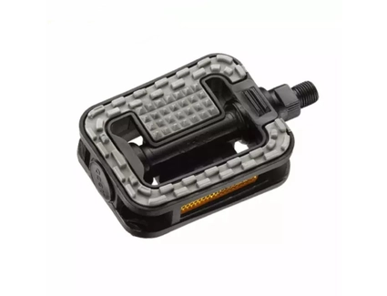 Педалі пластик NECO WP-302 (109Х73), чорно-сірі