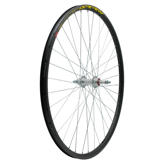 Колесо 28-29 зад, обід 2-ний чорний дисковий, втулка AL. на промах, диск різьба фото westvelo.com