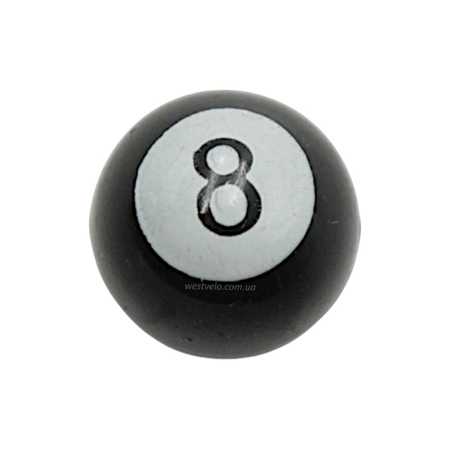 Ковпачок камери A-PLUMS (більярдний) чорно-білий (Тайвань) фото westvelo.com