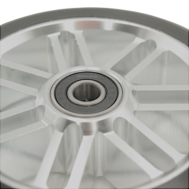 Колесо трюкового самоката "Best Scooter" (604) AL. Ø110мм, поліуретан, сірий фото westvelo.com