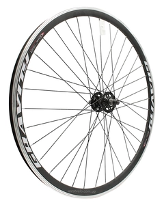 Колесо 28-29 перед, обід 2-ний чорний, втулка ST. SHUNFENG, диск 6 болтів, чорна спиця