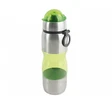 Фляга алюміній-пластик прозора, зелена фото westvelo.com