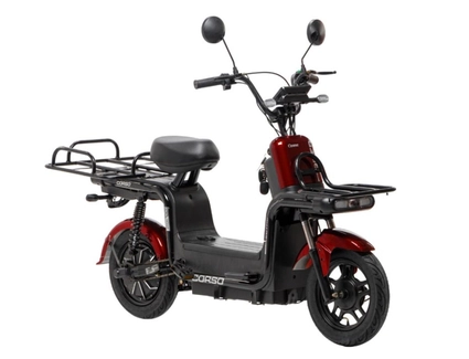 Електроскутер Corso «RIDER» RG-105316, двигун 800W, акумулятор 60V 20Ah свинцево-кислотний, червоний, колеса 10"