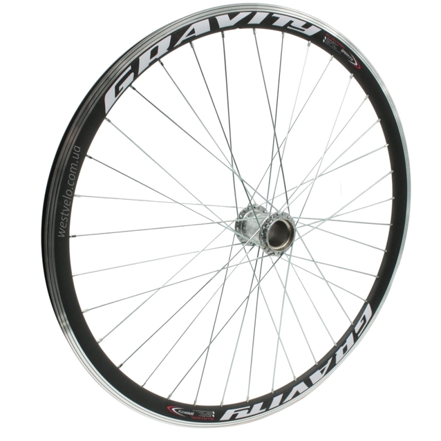 Колесо 26 зад, обід 2-ний чорний, стакан фото westvelo.com